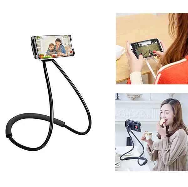 Soporte para Celular Multiuso Cuello Escritorio Dormítorio Películas Series Videos