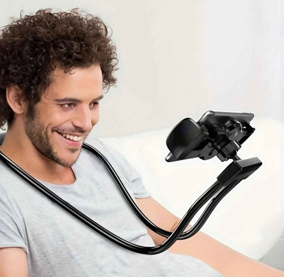 Soporte para Celular Multiuso Cuello Escritorio Dormítorio Películas Series Videos