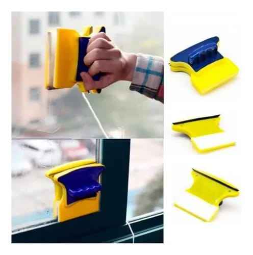 Limpia Vidrios Magnético Ventanas Multiuso Casa Trabajo Edificio