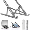 Soporte Plegable Portátil de Aluminio para Laptop Computadora Tablet Ajustable