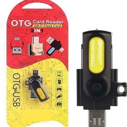 Lector de Tarjeta OTG Multifuncional Adaptador USB Convertidor MicroSD Cargador Celular Tipo USB C