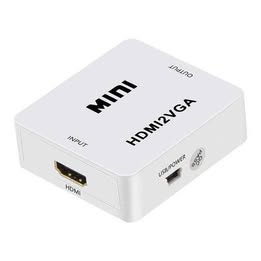 Adaptador Convertidor HDMI a VGA y VGA a HDMI  Multifuncion Audio Video TV PC Eléctrica PS Nintendo