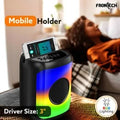 Parlante Altavoz 3” Recargable USB Luces LED  Bluetooth Radio Microsd Fiesta Musica Baile Celular