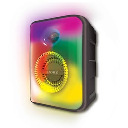 Parlante Altavoz 3” Recargable USB Luces LED  Bluetooth Radio Microsd Fiesta Musica Baile Celular