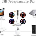 Mini Ventilador Led USB Multiuso Laptop Compu Auto Trabajo Electrónica