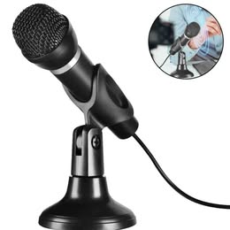 Micrófono Multiuso para Computadora Laptop Grabación Trabajo Karaoke Conferencia Clases