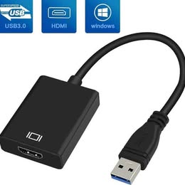 Adaptador Convertidor USB a HDMI Multiuso Laptop TV Computadora PC Pantalla Trabajo Películas Series