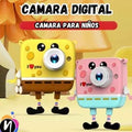 Camara Digital LCD Recargable USB  Para Niños Figuras Populares Bob Esponja