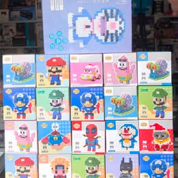 Figuras Populares de Rompecabezas Legos 600-1400 Piezas Juegos de Construcción  Desarrollo Cognitivo