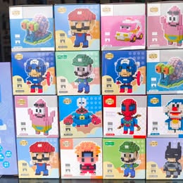 Figuras Populares de Rompecabezas Legos 600-1400 Piezas Juegos de Construcción  Desarrollo Cognitivo