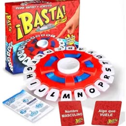 Juego de Mesa Basta Amigos Familia Fiesta Agilidad Mental Vocabulario Reuniones Celebraciones