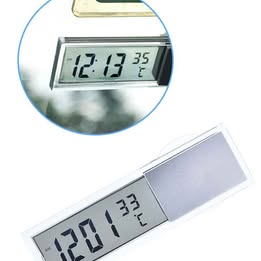 Termómetro Reloj Digital Multiuso para Auto Carro Camioneta Vehículo Temperatura Hora