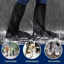 Cobertor Protector Impermeable PVC Caña Alta para Zapatos de  Lluvia, Antideslizante, Botas 40cm