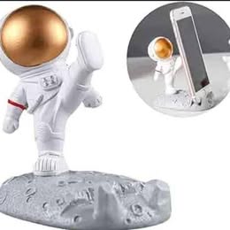 Soporte de Teléfono Celular Único Diseño Divertido Astronauta 3D Escritorio Mesa