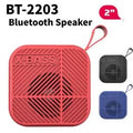Mini Altavoz de Graves 2 pulgadas, Inalámbrico Bluetooth Compatible con Tarjeta SD/USB