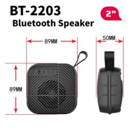 Mini Altavoz de Graves 2 pulgadas, Inalámbrico Bluetooth Compatible con Tarjeta SD/USB