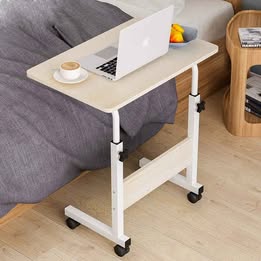 Mesa Escritorio para Laptop Computadora Pc Portátil en Forma C Cama Altura Ajustable Trabajo  Sala