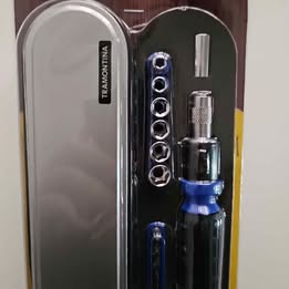 Set Estuche con Dados y Punteras 14 Piezas  Herramientas Trabajo Mecánico