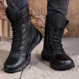 Botas Tácticas Multipropósito Antideslizante Seguridad Guardia Camping Treking Senderismo Invierno