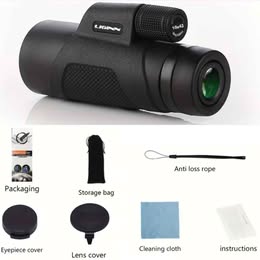 Monocular Alta Definición Portátil 10x42 1600m Lente FMC Larga Distancia Camping Senderismo Conciert