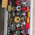 Sellos Parches con Velcro De PVC Tácticos Multipropósito Banderas Policia Militar Seguridad CrossFit