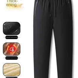 Pantalón Térmico Impermeable Afelpado  Invierno Lluvia Camping Senderismo Moto Trabajo