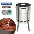 Parrilla Asador Tubular Tramontina Acero Inoxidable Picnic Barbacoa Terraza Aire libre