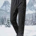 Pantalón Térmico Impermeable Afelpado  Invierno Lluvia Camping Senderismo Moto Trabajo