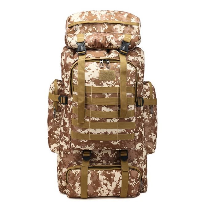 Mochila táctica impermeable 85L camping militar viaje senderismo trabajo montaña