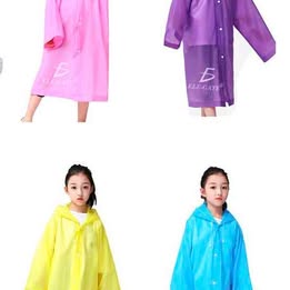 Poncho Chubasquero Chaqueta Impermeable Nuevo Modelo  para Niñ@s Lluvia Invierno Protección