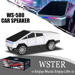 Parlante Pickup Truck Altavoz Portátil Luces y Pantalla LED  de Visualización, Sonido HD y Solar.