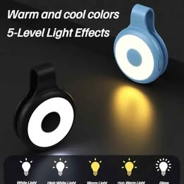 Luz Magnética de Relleno para Teléfono Recargable Varios Tonos Camara Celular iPhone Fotos Selfies