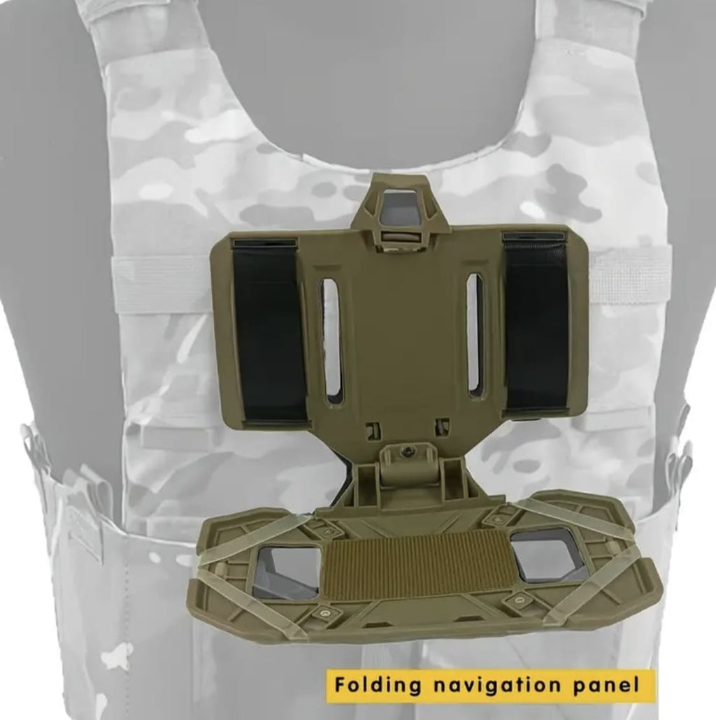 Soporte Porta Celular Teléfono Táctico para Chaleco Sistema Molle Navegación Trabajo Policía Militar
