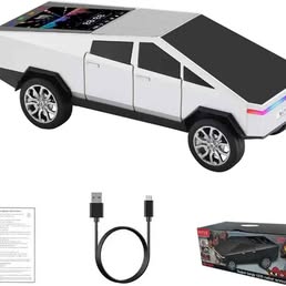 Parlante Pickup Truck Altavoz Portátil Luces y Pantalla LED  de Visualización, Sonido HD y Solar.