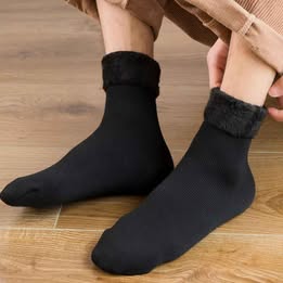 Medias Calcetines Térmicos Frío Invierno Afelpados -30° Esqui Hombre Mujer Camping Senderismo