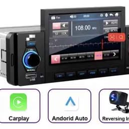Radio Autoestereo Multimedia Bluetooth con Pantalla Mirror Car USB FM Mp5 Auto Carro Coche Camioneta