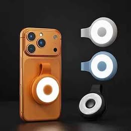 Luz Magnética de Relleno para Teléfono Recargable Varios Tonos Camara Celular iPhone Fotos Selfies