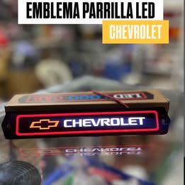 Emblema Parrilla LED para Auto Carro Chevrolet Hyundai Ford Toyota Nissan Renault  Suzuki