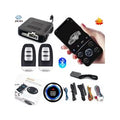 Alarma Universal Smart Start System con Botón de Arranque y Parada Remoto Inteligente Auto Carro