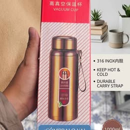 Termo Tomatodo 1000ml de Acero Inoxidable  Deportes Bebidas Café Agua Frío Calor