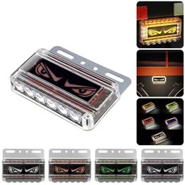 Luces LED Laterales 12V-24V Entroboscopicas para Camion Trailer Bus Ambulancia Grúa Ojos Enojados