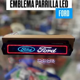 Emblema Parrilla LED para Auto Carro Chevrolet Hyundai Ford Toyota Nissan Renault  Suzuki
