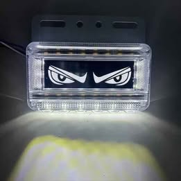 Luces LED Laterales 12V-24V Entroboscopicas para Camion Trailer Bus Ambulancia Grúa Ojos Enojados