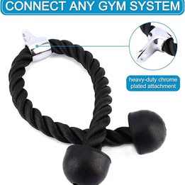 CABO/CUERDA PARA POLEA GYM GIMNASIO FITNESS EJERCICIO BICEPS ENTRENAMIEN