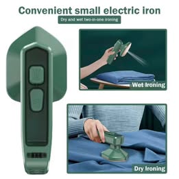 Mini Plancha a Vapor Electrica Portátil Multiusos Viajes Ropa Trabajo