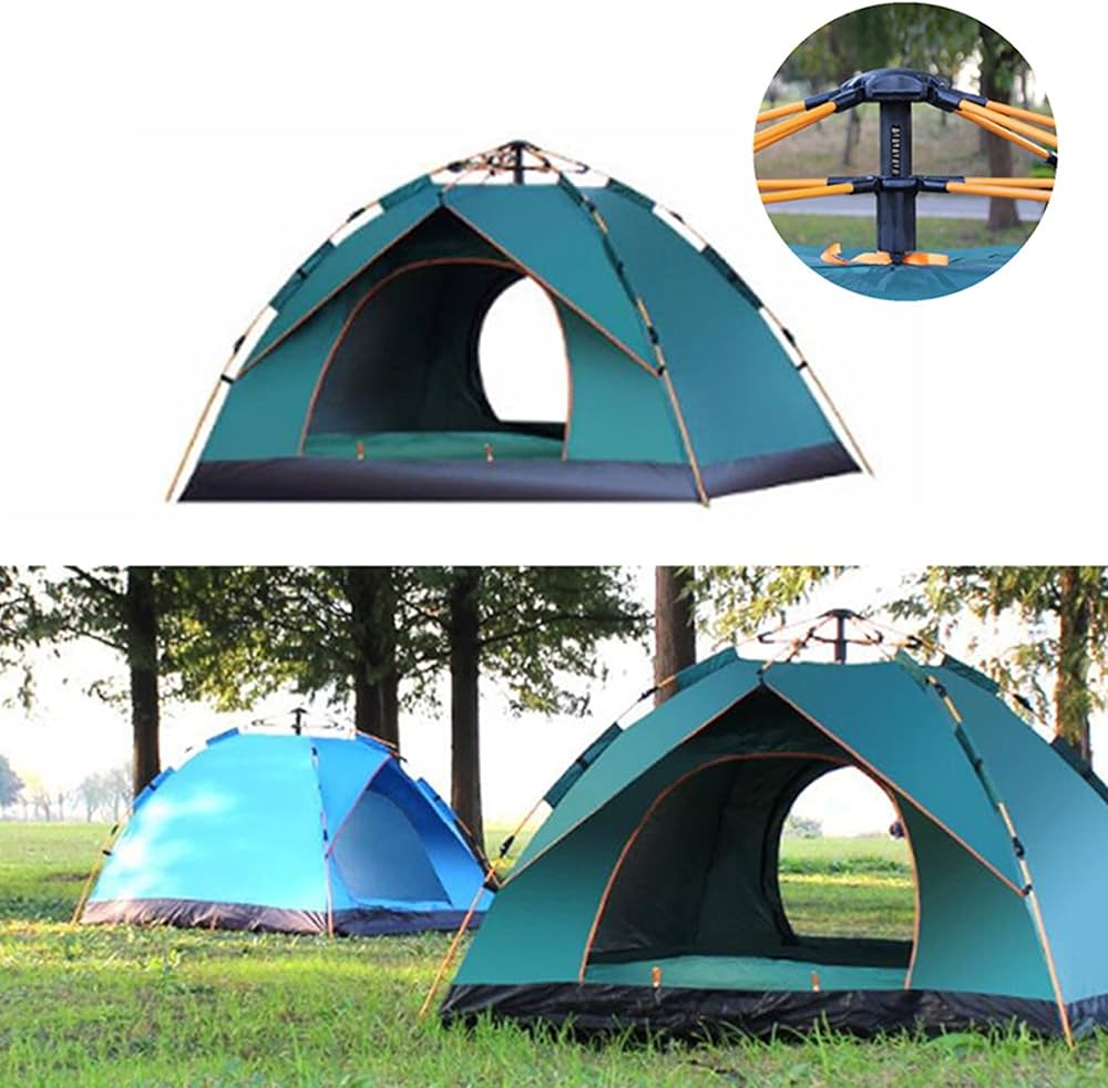 CARPA AUTOMATICA IMPERMEABLE 4-6 PERSONAS CAMPING FACIL ARMADO LLUVIA MONTAÑA PLEGABLE