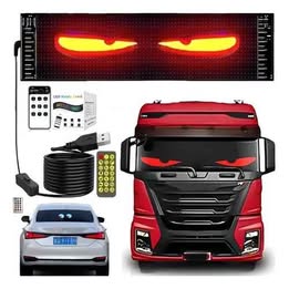 Luces Ojos de Diablo Panel LED para Carro Auto Camión Bus Trailer Conexión USB Varios Modelos