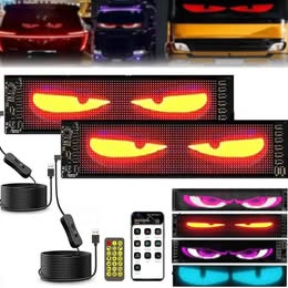 Luces Ojos de Diablo Panel LED para Carro Auto Camión Bus Trailer Conexión USB Varios Modelos