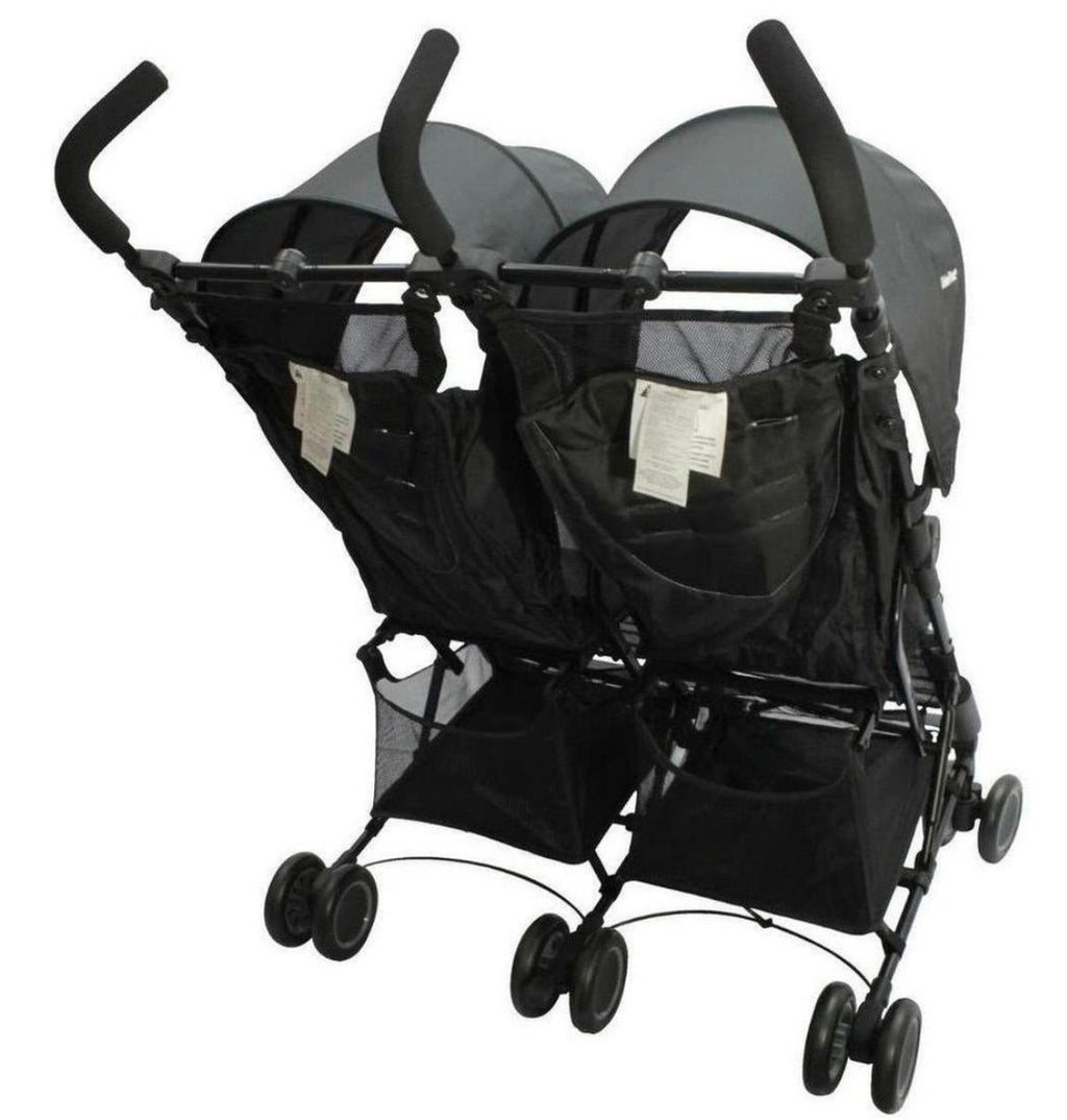 Carro coche doble gemelar para bebé plegable retráctil  fisher price