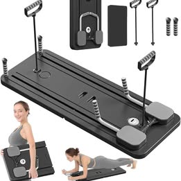 Tabla de Entrenamiento 7en1 Multifuncion Plegable Pilates Abdomen Reformador  Máquina de Ejercicio